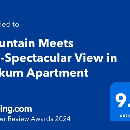 Mountain Meets Sea-spectacular View In Apartment